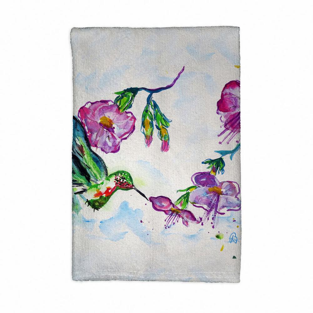 Feeding Hummingbird Kitchen Towel. Picture 1