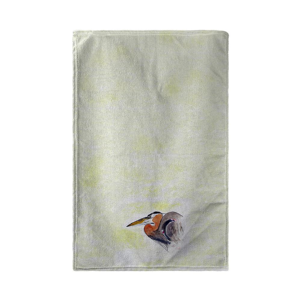 Heron Portrait Kitchen Towel. Picture 2