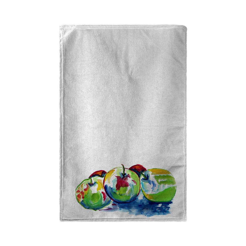 Three Apples Kitchen Towel. Picture 1