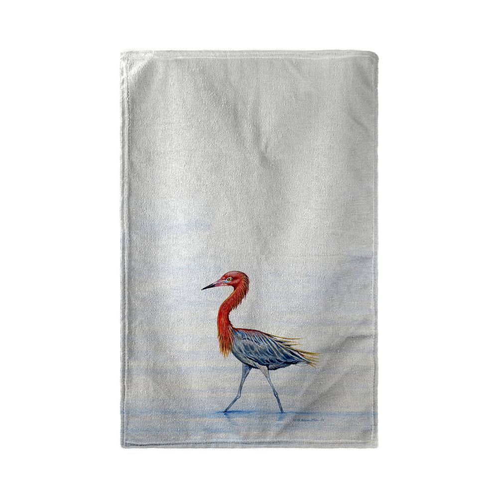 Reddish Egret Kitchen Towel. Picture 1
