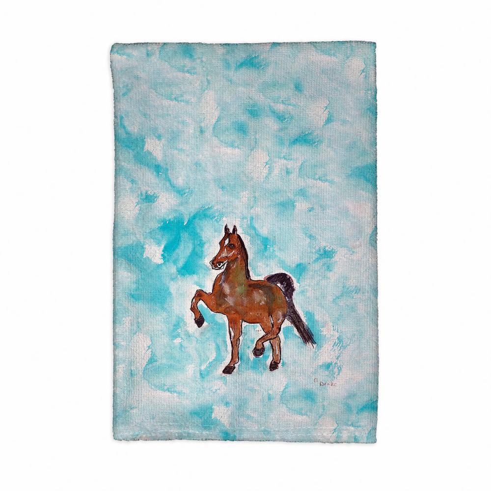 Dancing Horse Kitchen Towel. Picture 1