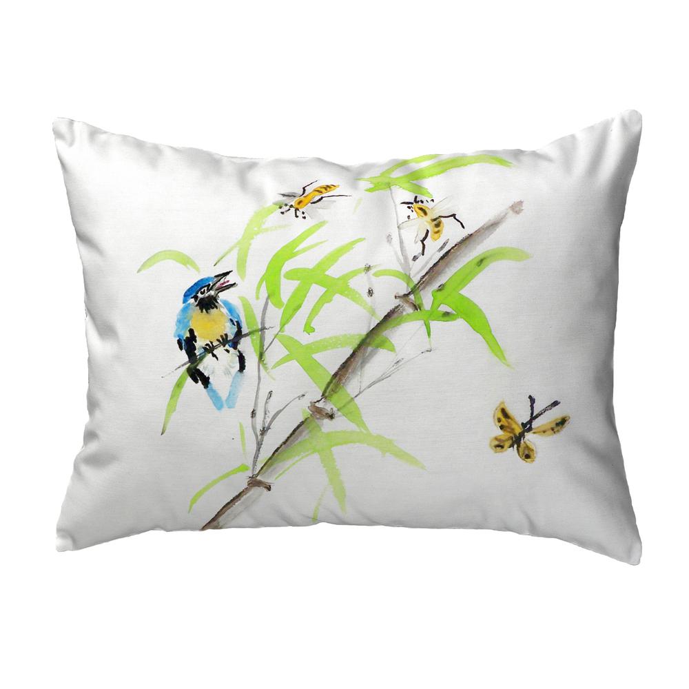 Birds & Bees II No Cord Pillow 16x20. Picture 1