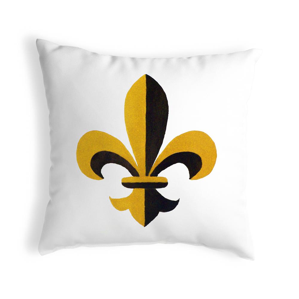 Fleur-de-lis No Cord Pillow 18x18. Picture 1