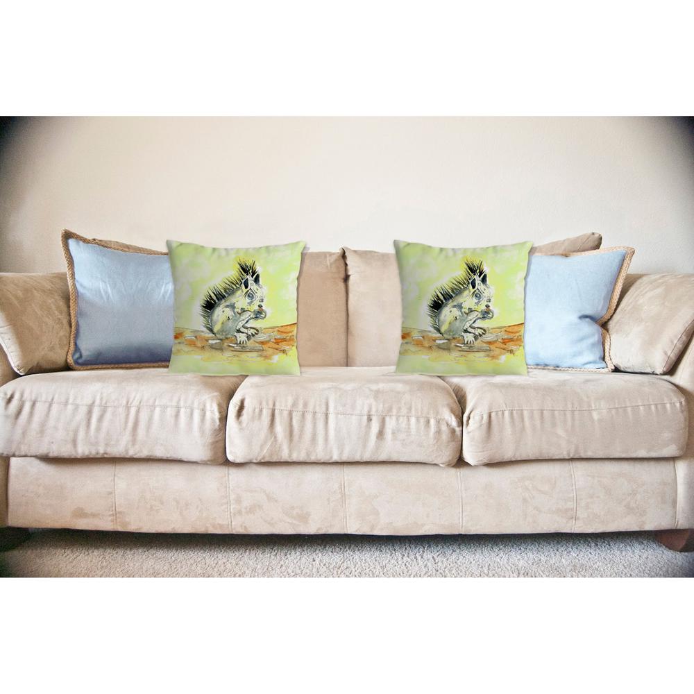 Baby Squirrel Noncorded Pillow 18x18. Picture 2