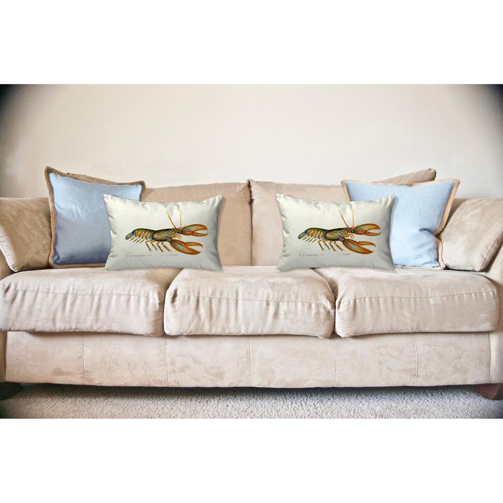 Lobster No Cord Pillow 16x20. Picture 2