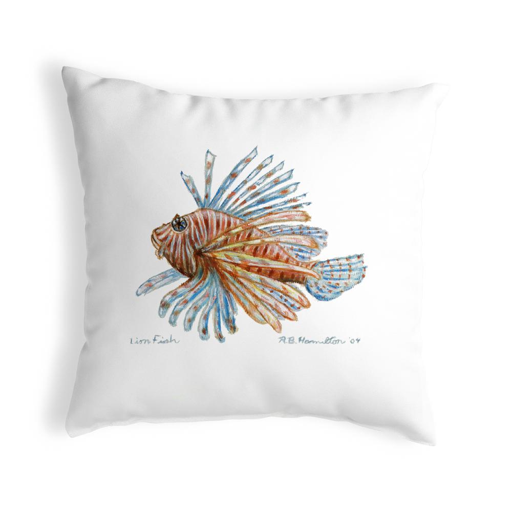 Lion Fish No Cord Pillow 18x18. Picture 1