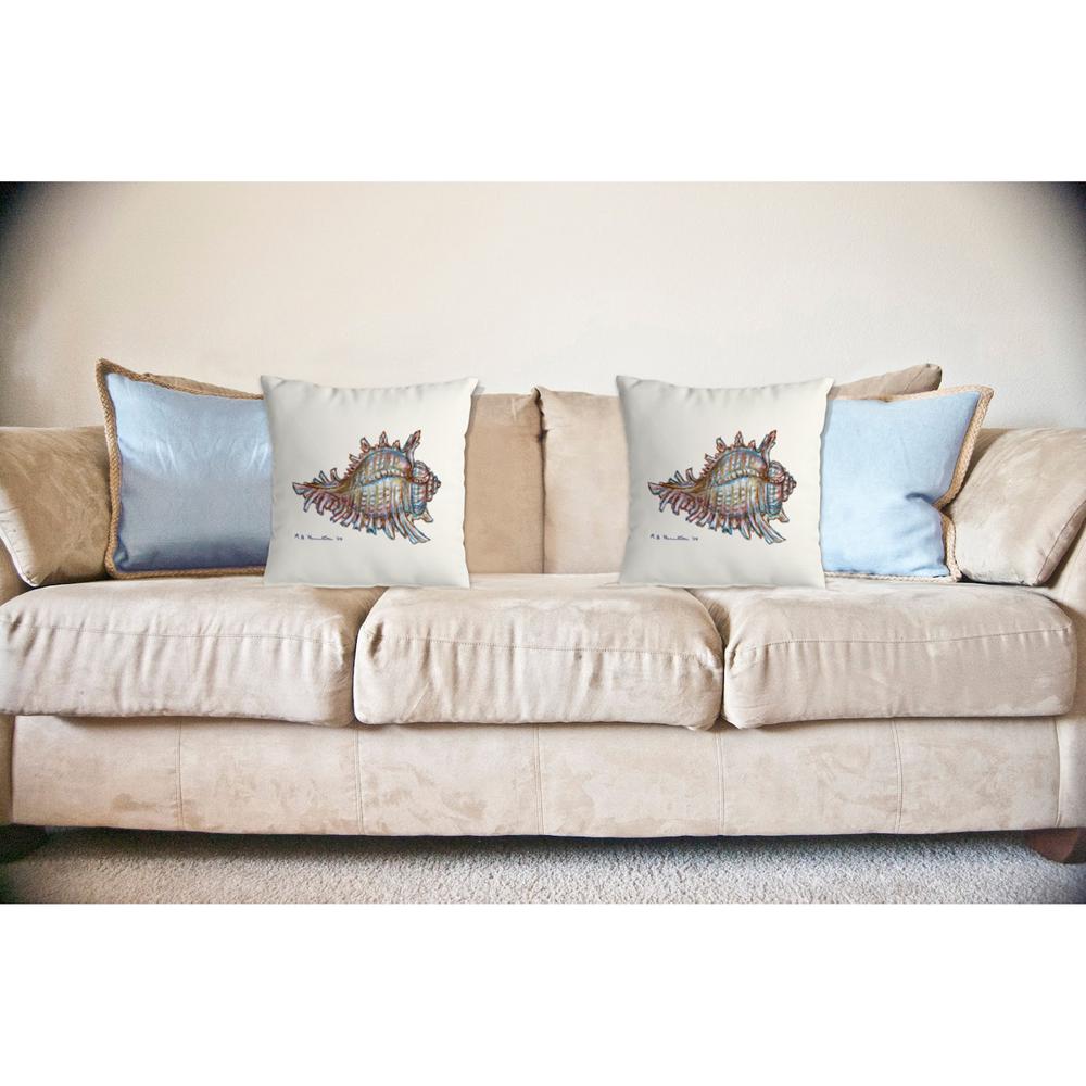 Conch No Cord Pillow 18x18. Picture 2