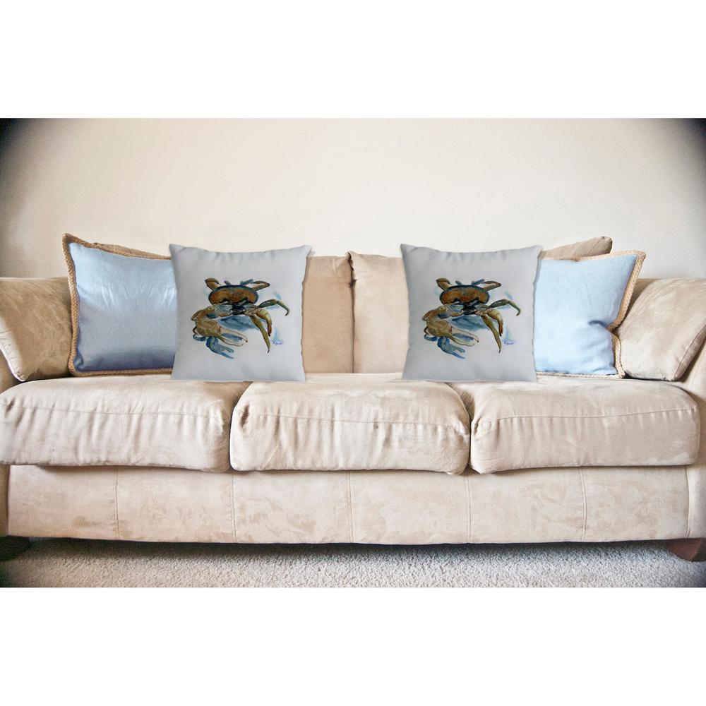 Fiddler Crab No Cord Pillow 18x18. Picture 2