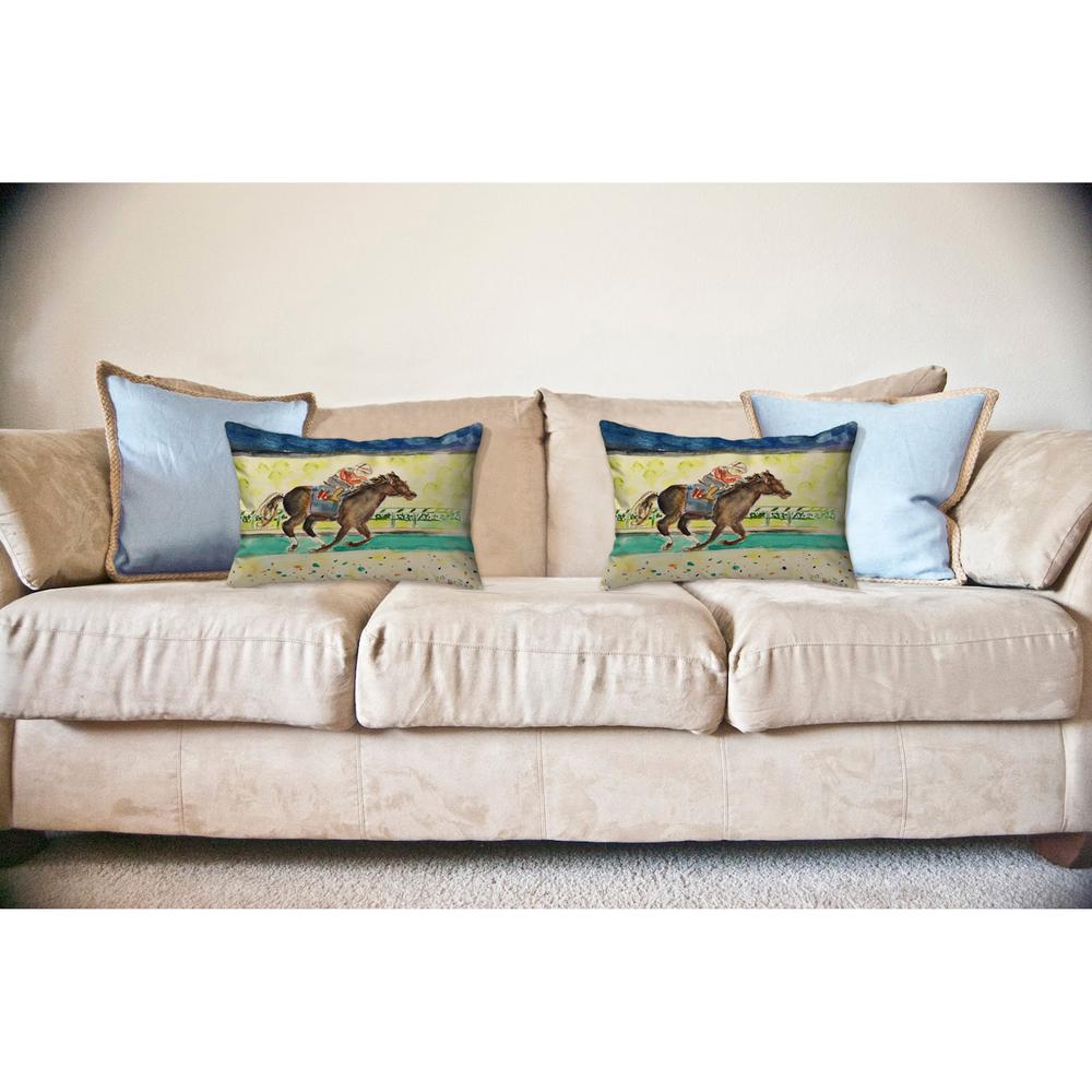 Derby Winner No Cord Pillow 16x20. Picture 2