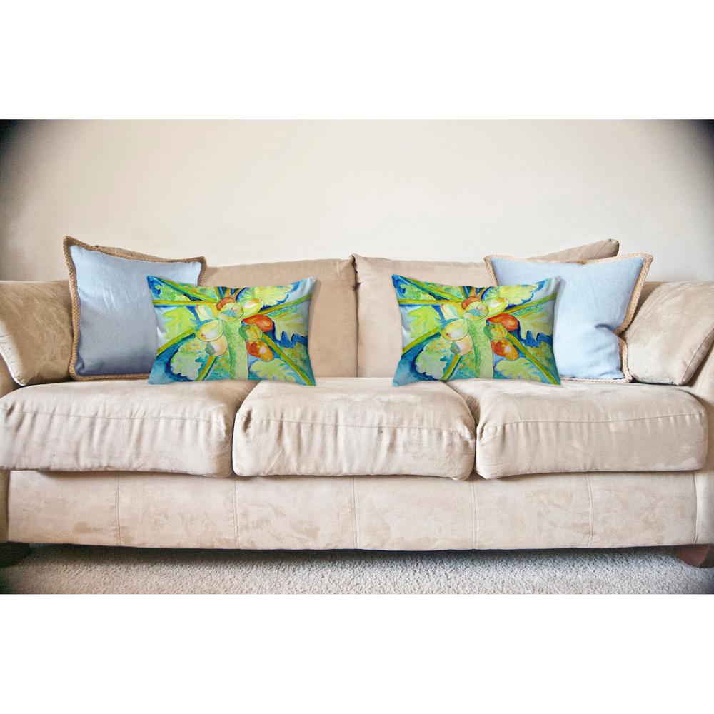 Big Cocoa Nuts Noncorded Indoor/Outdoor Pillow 16x20. Picture 2