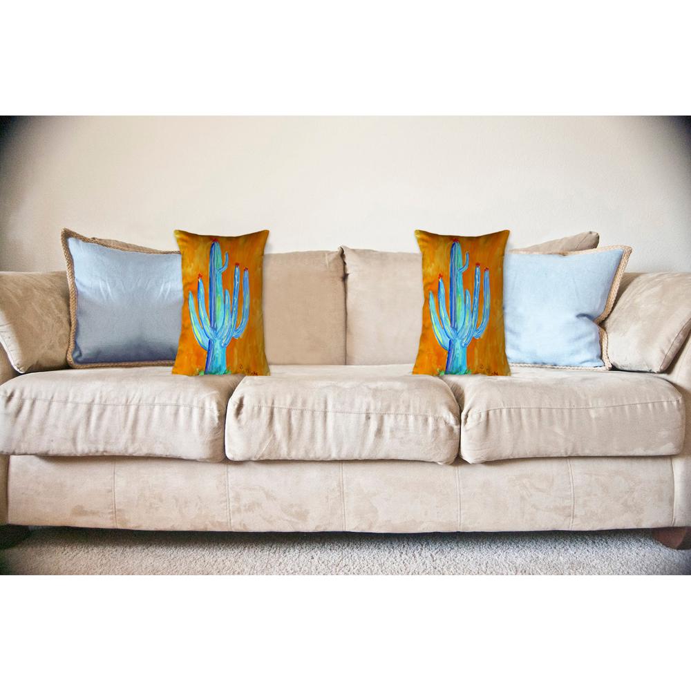 Tall Cactus No Cord Pillow 16x20. Picture 2