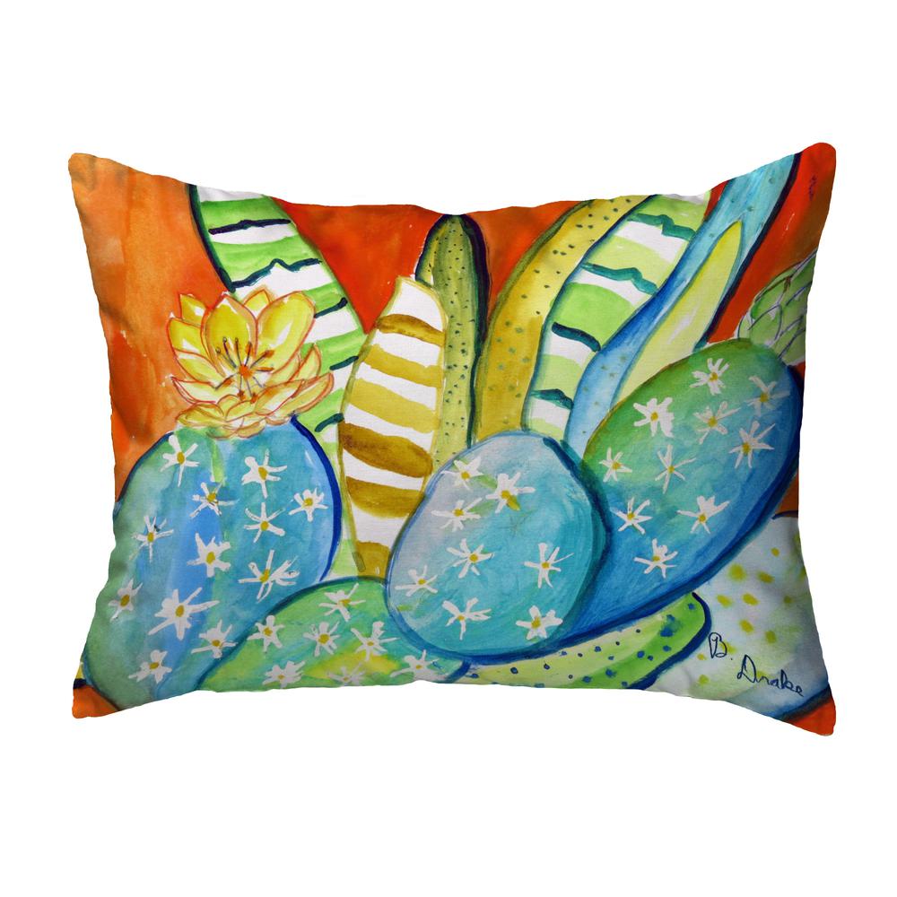 Cactus III No Cord Pillow 16x20. Picture 1