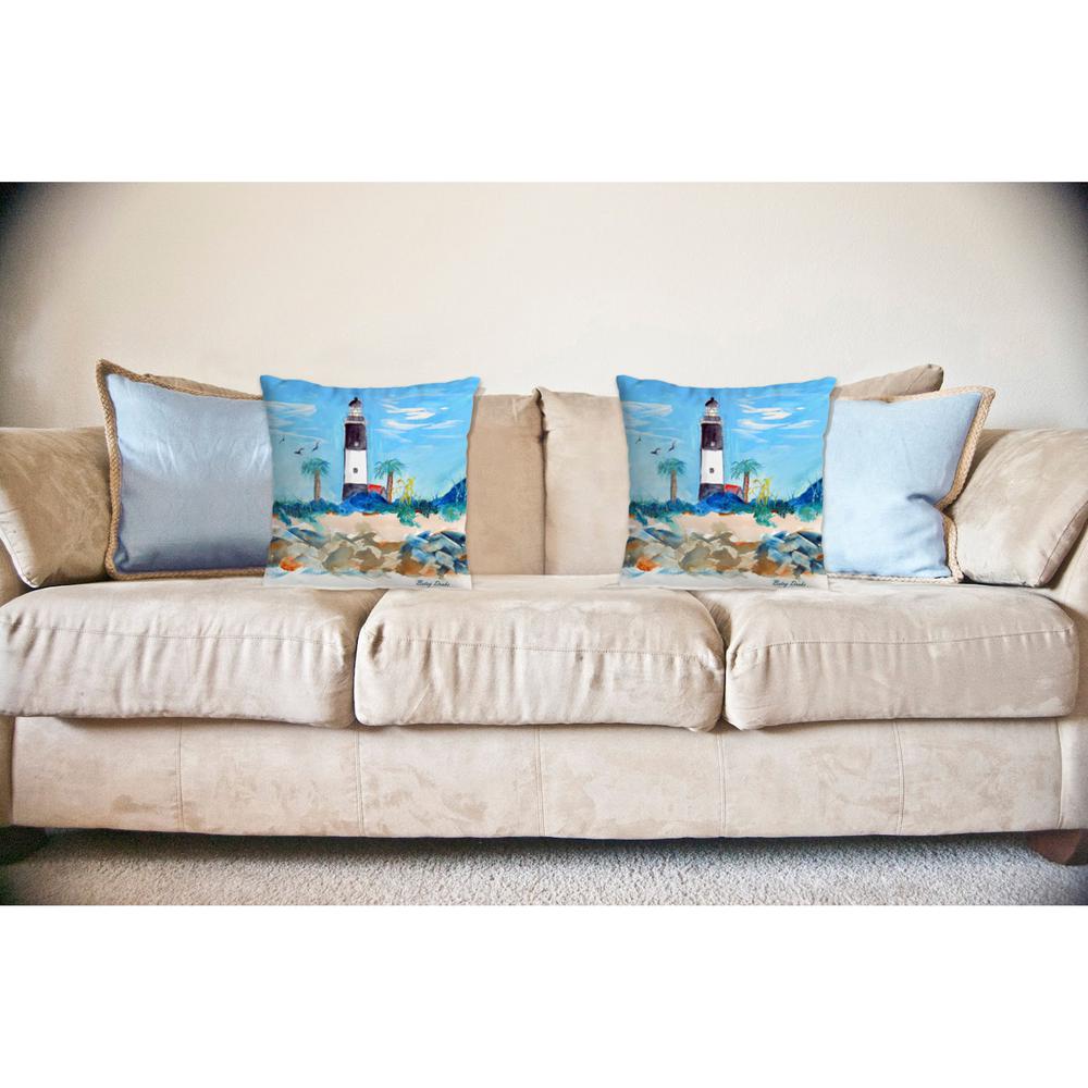Tybee Lighthouse, GA No Cord Pillow 16x20. Picture 2