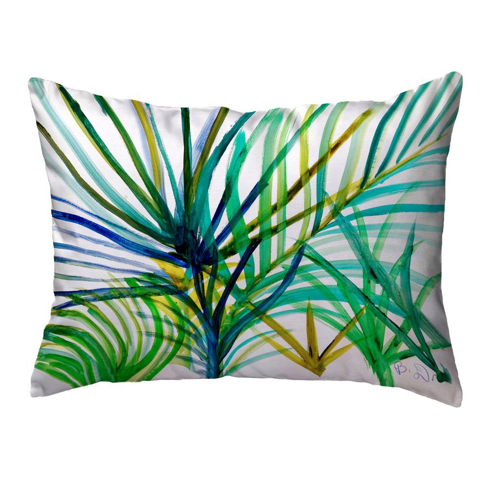 Teal Palms 16x20 No Cord Pillow. Picture 1