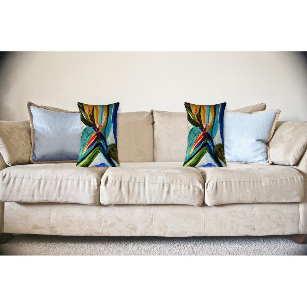 Teal Paradise 16x20 No Cord Pillow. Picture 2