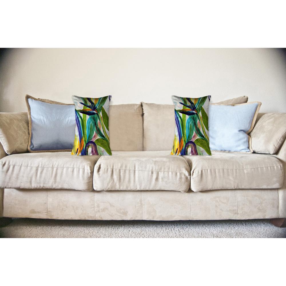 Teal Paradise II 16x20 No Cord Pillow. Picture 2
