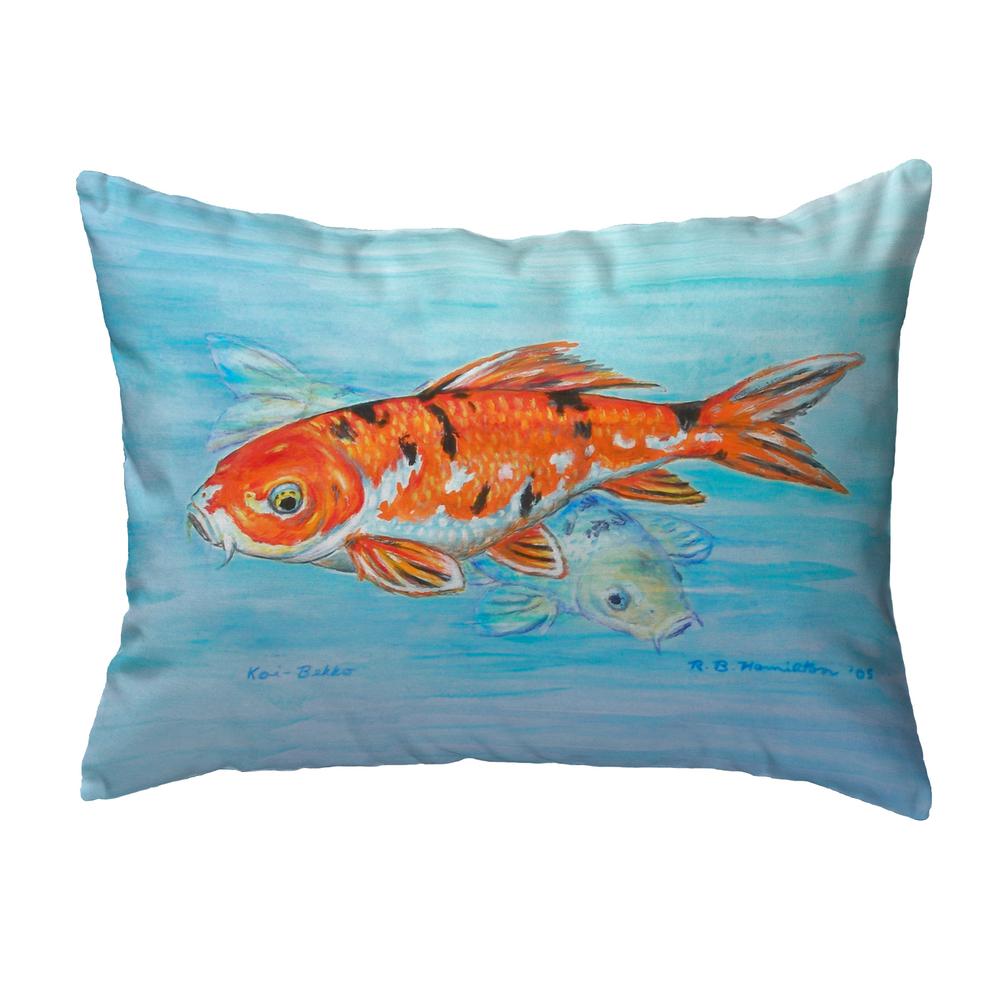 Koi No Cord Pillow 16x20. Picture 1