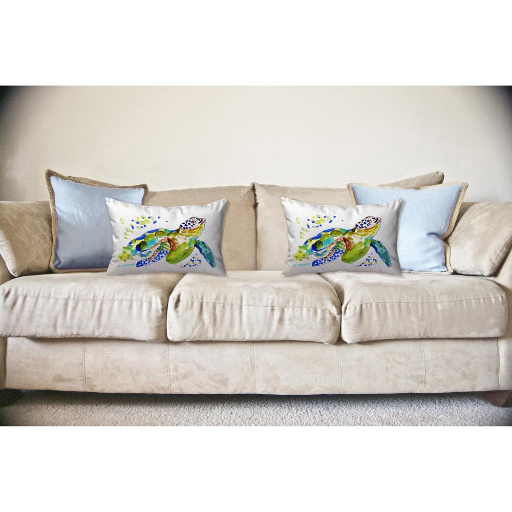 Baby Sea Turtle 16x20 No Cord Pillow. Picture 2