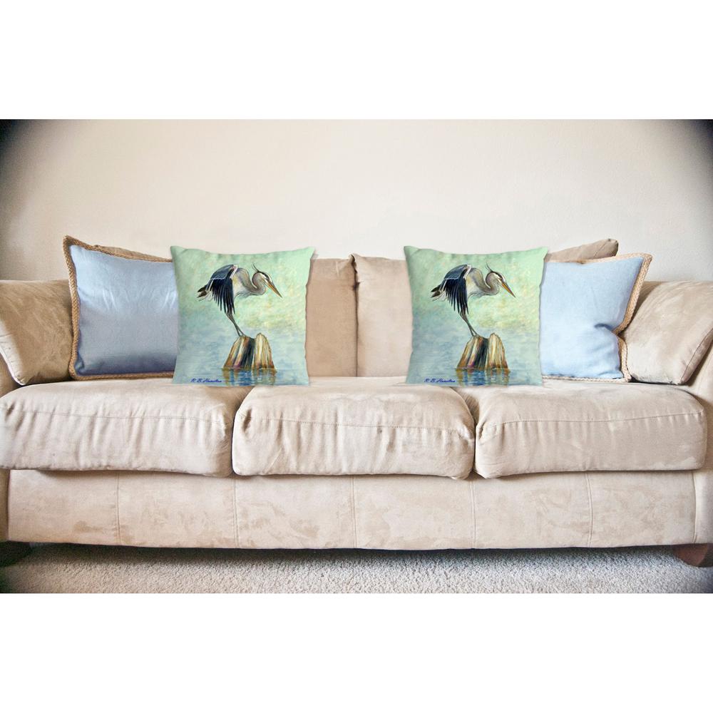 Balancing Heron 18x18 No Cord Pillow. Picture 2