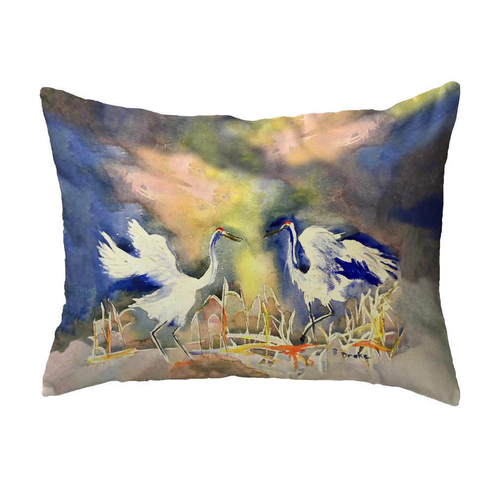 Owl in Moon 16x20 No Cord Pillow. Picture 1