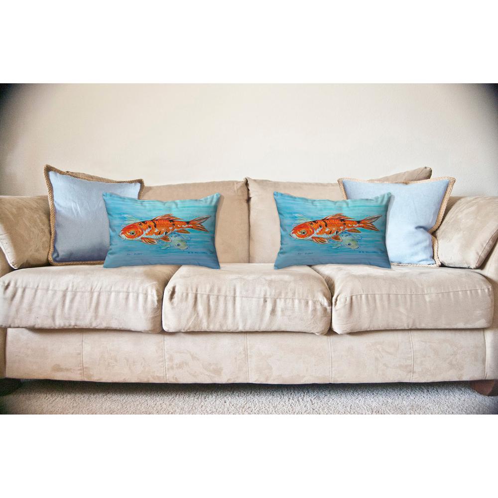 Koi No Cord Pillow 16x20. Picture 2