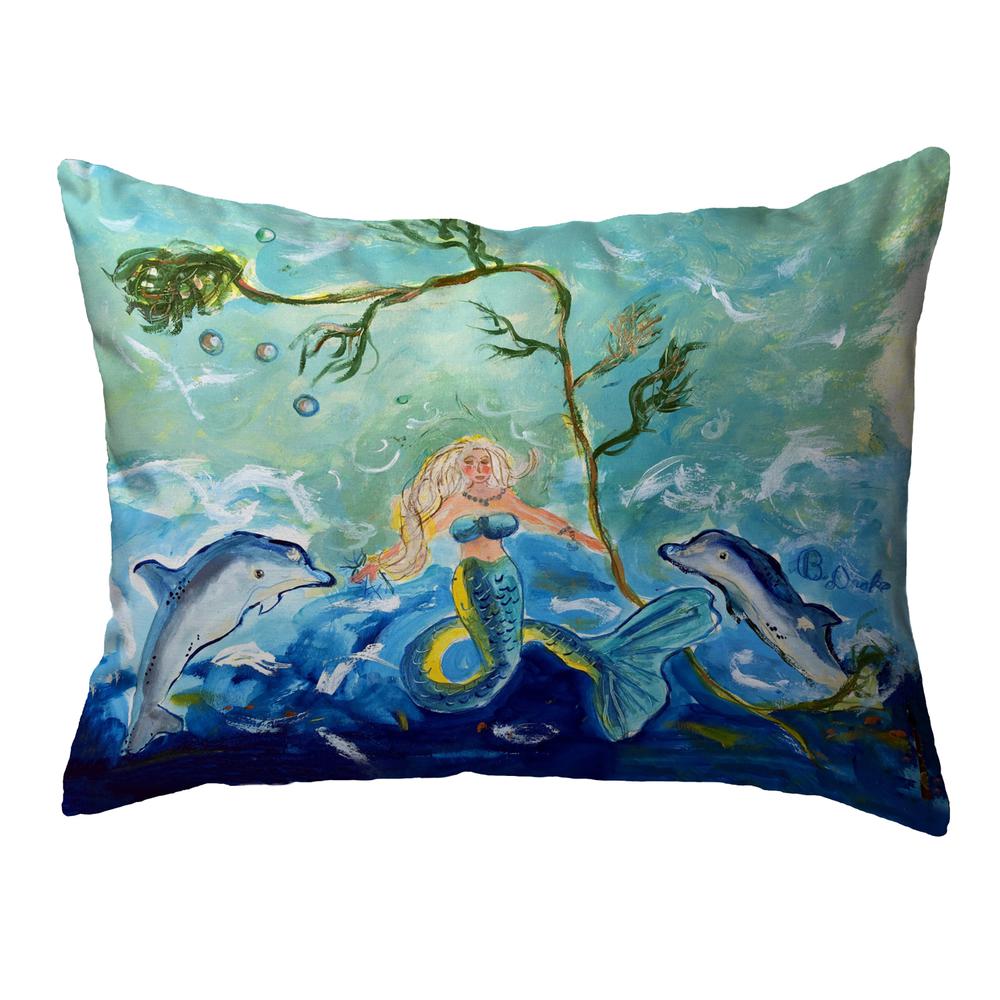 Queen of the Sea Large Noncorded Pillow 16x20. Picture 1