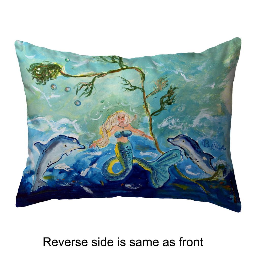 Queen of the Sea Large Noncorded Pillow 16x20. Picture 2