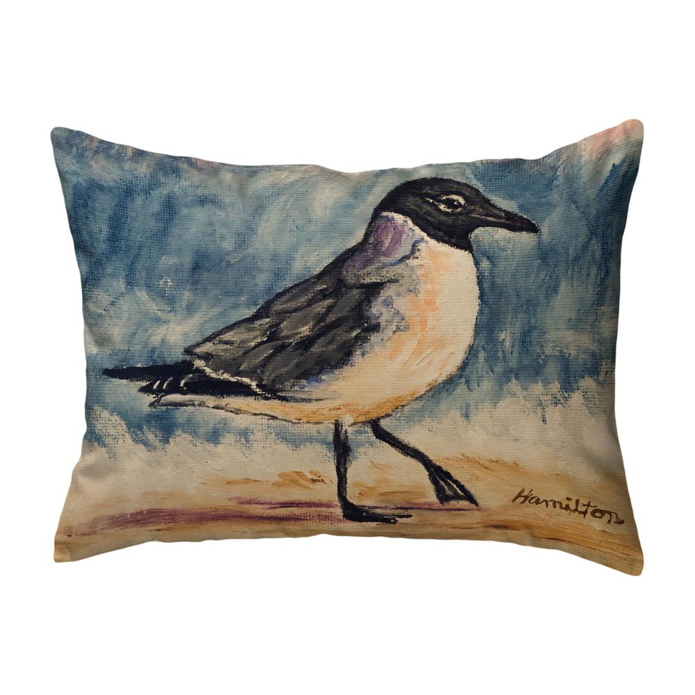 Laughing Gull Large Noncorded Pillow 16x20. Picture 1