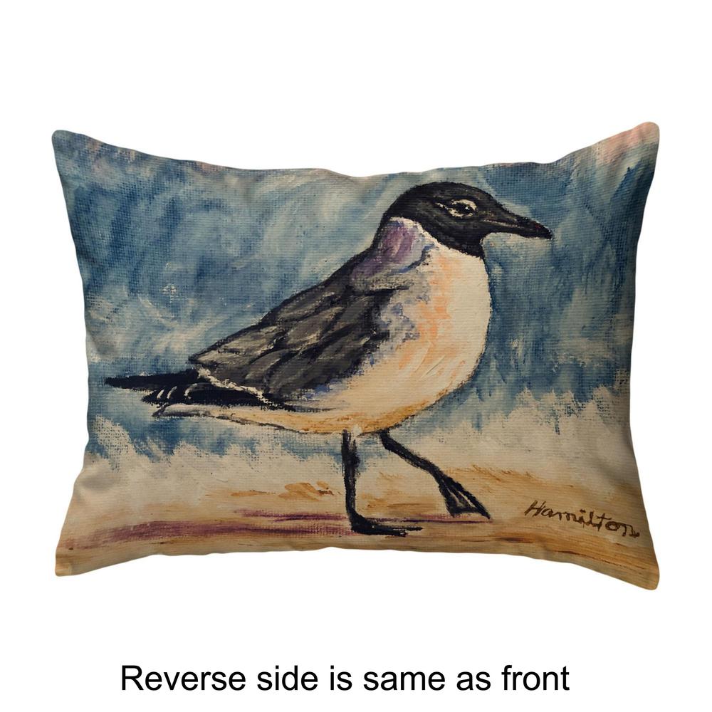 Laughing Gull Large Noncorded Pillow 16x20. Picture 2
