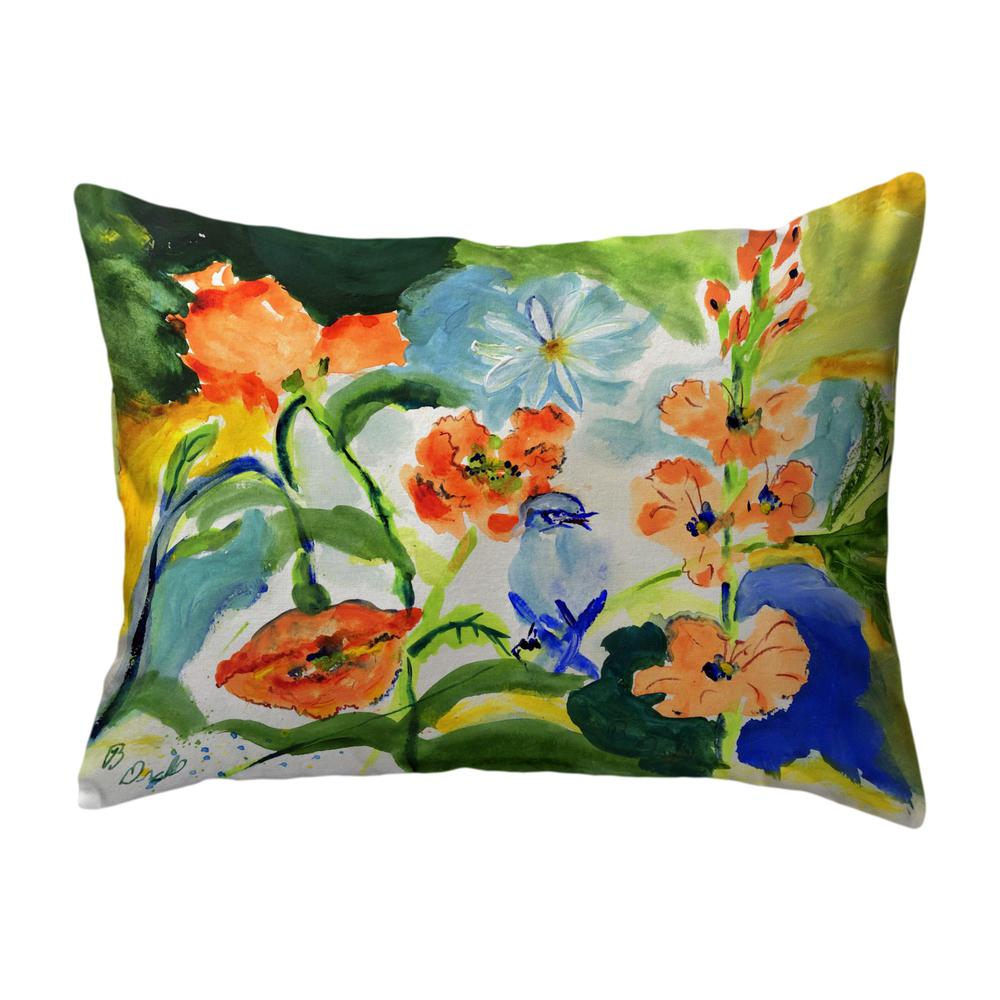 My Garden Large Noncorded Pillow 16x20. Picture 1