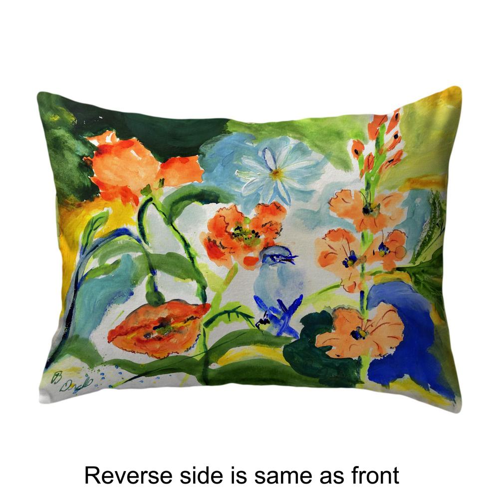 My Garden Large Noncorded Pillow 16x20. Picture 2