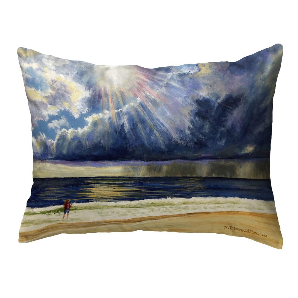 Sun Beams Large Noncorded Pillow. Picture 1