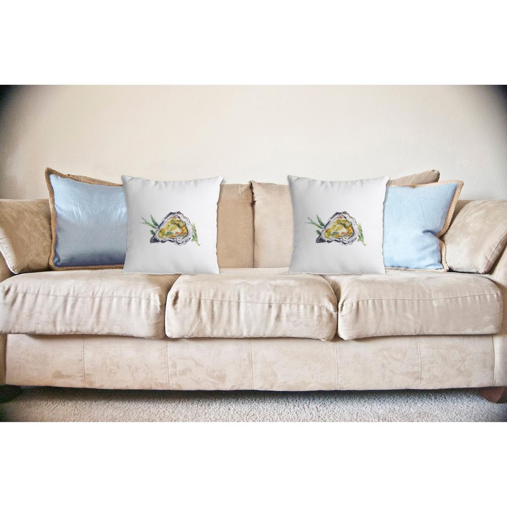 Oyster Shell No Cord Pillow 18x18. Picture 2