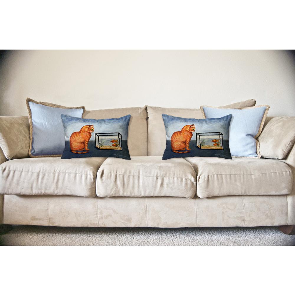 Orange Like Me Large Noncorded Indoor/Outdoor Pillow 16x20. Picture 2