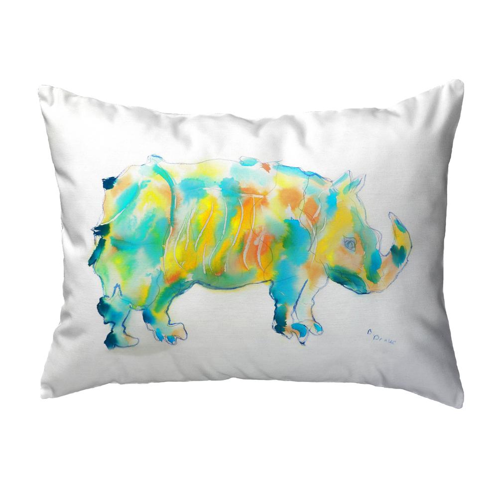 Rhino No Cord Pillow 16x20. Picture 1