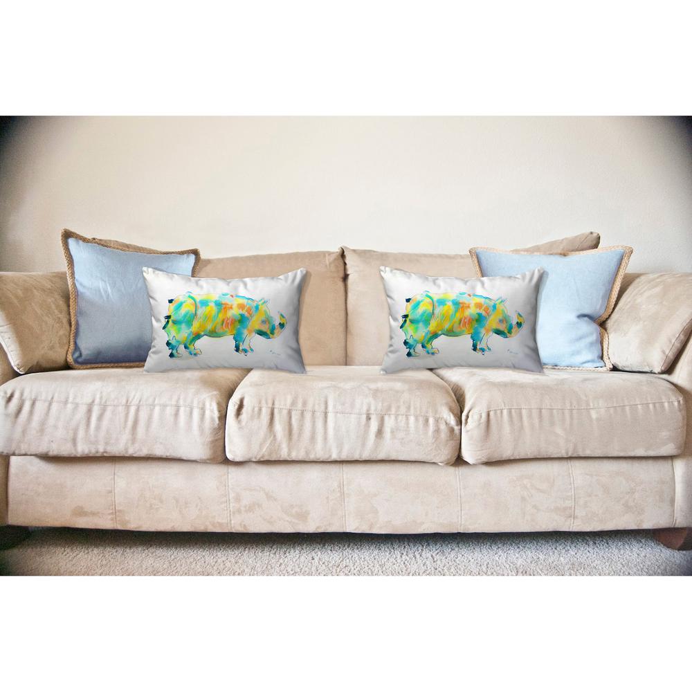 Rhino No Cord Pillow 16x20. Picture 2