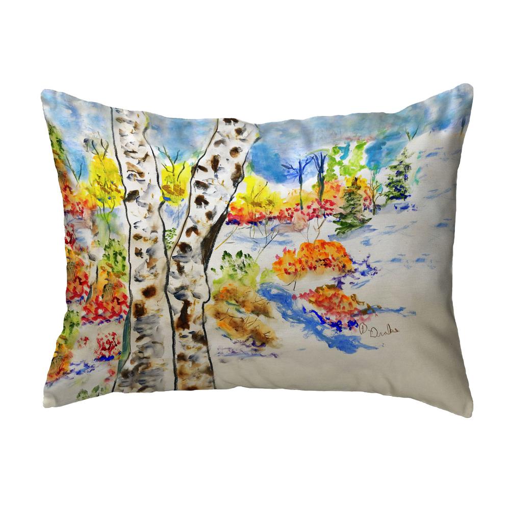 White Birch No Cord Pillow 16x20. Picture 1