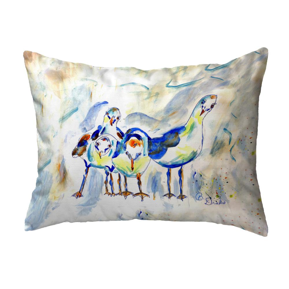 Sea Gull Gals No Cord Pillow 16x20. Picture 1