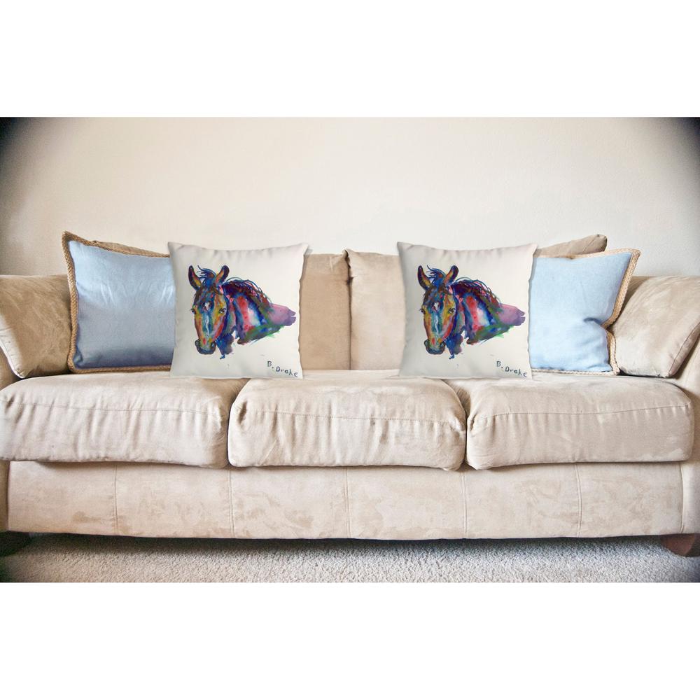 Nellie - Horse No Cord Pillow 16x20. Picture 2