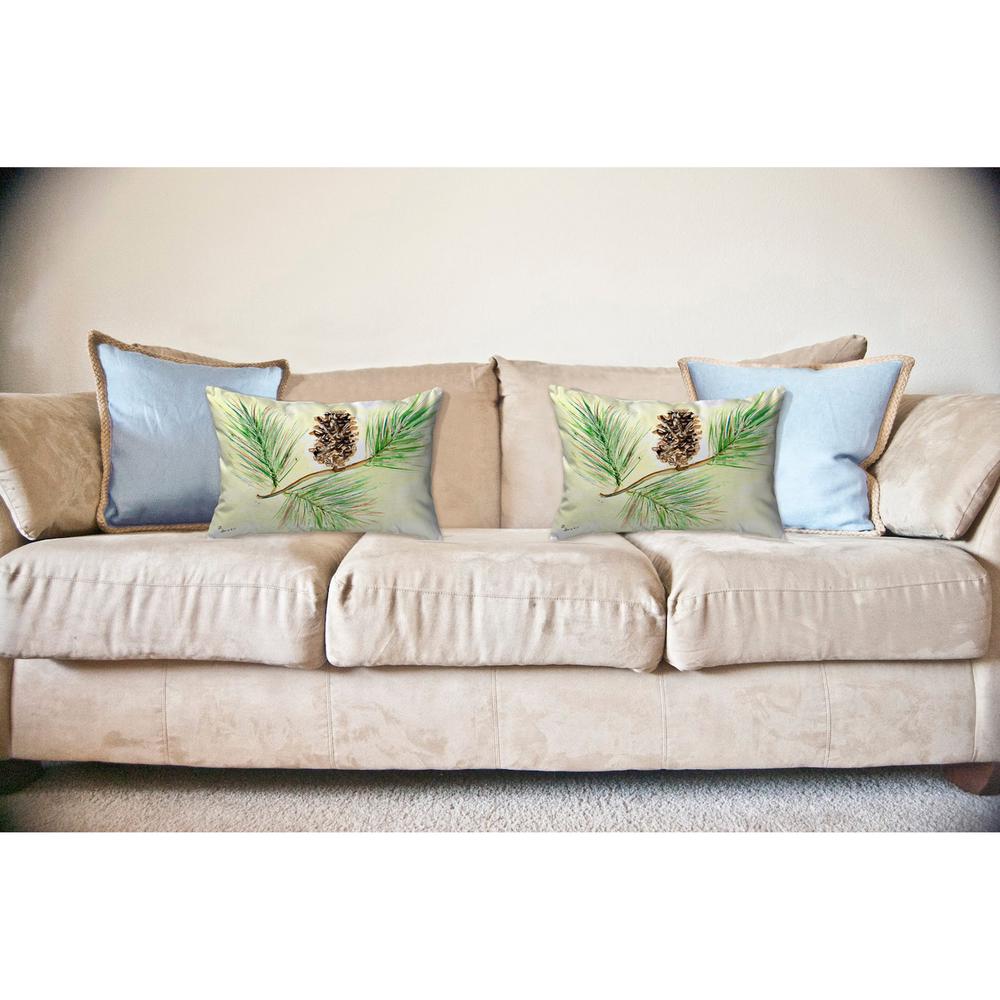 Pinecone Noncorded Pillow 16x20. Picture 2