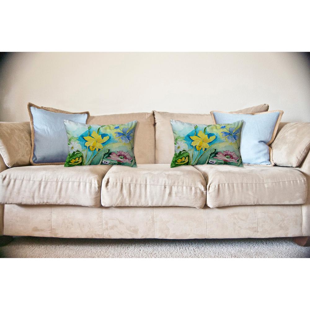 Betsy's Florals No Cord Pillow 16x20. Picture 2
