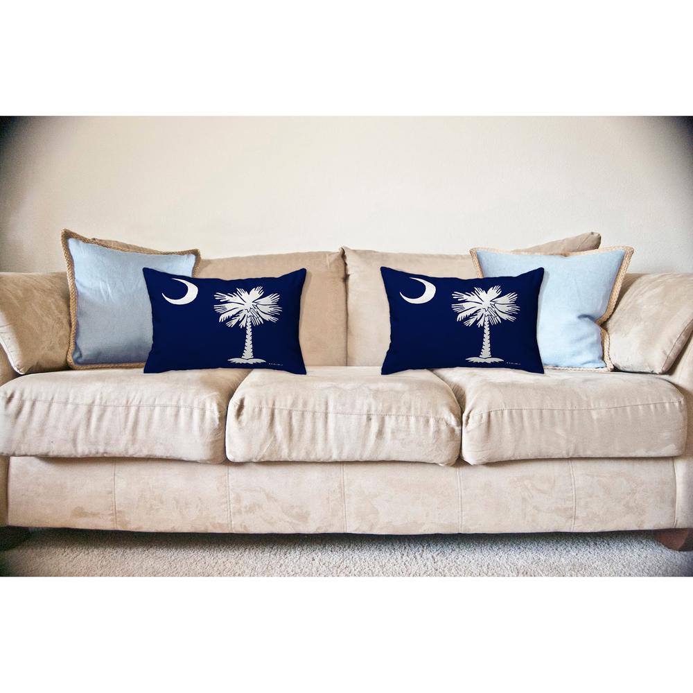 Palmetto Moon No Cord Pillow 16x20. Picture 2