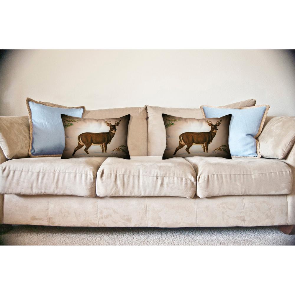 Buck No Cord Pillow 16x20. Picture 2