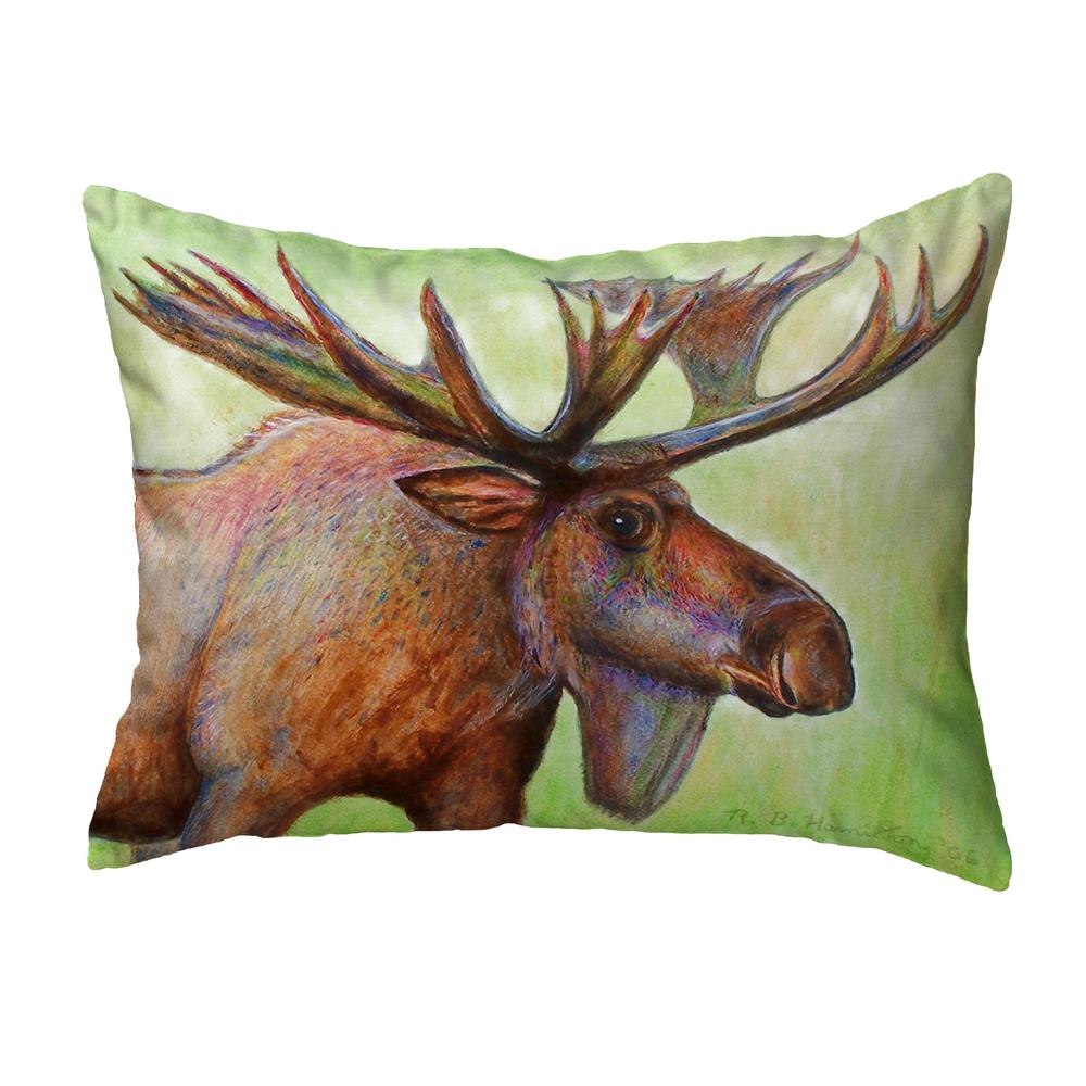 Moose No Cord Pillow 16x20. Picture 1