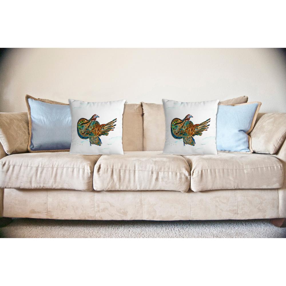 Turkey No Cord Pillow 18x18. Picture 2