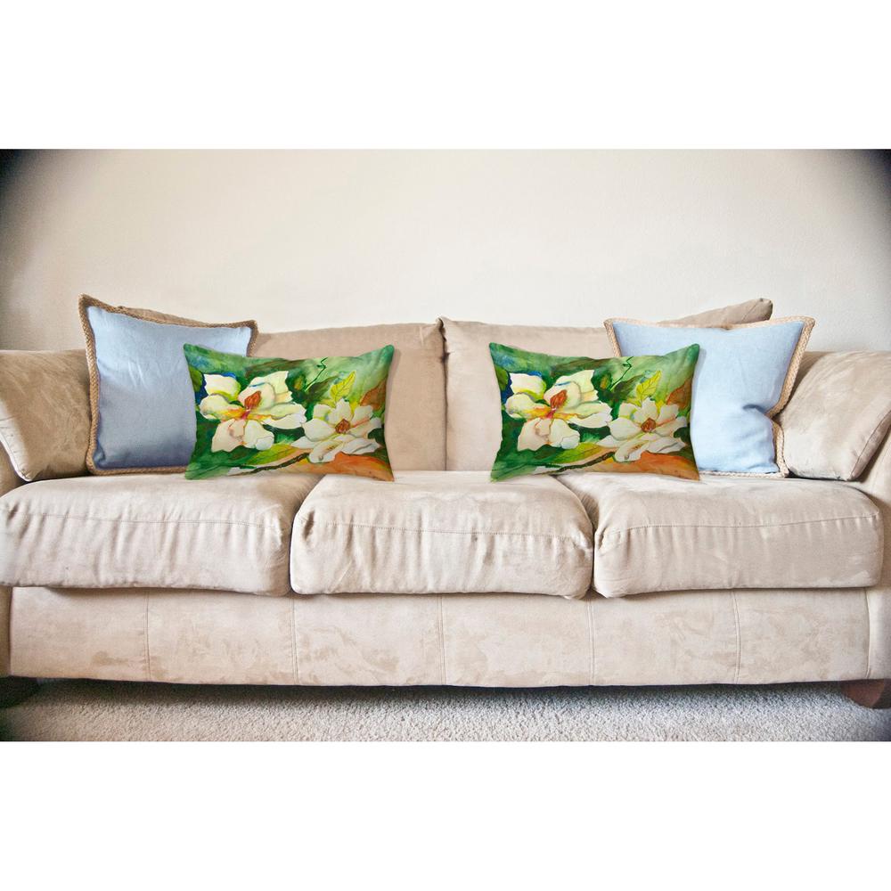 Magnolia No Cord Pillow 16x20. Picture 2