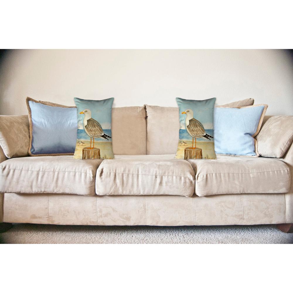 Dick's Seagull No Cord Pillow 16x20. Picture 2