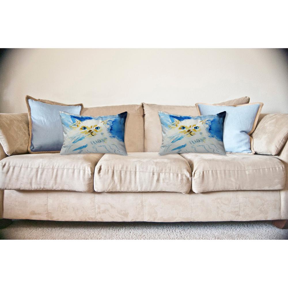 Junior the Cat No Cord Pillow 16x20. Picture 2