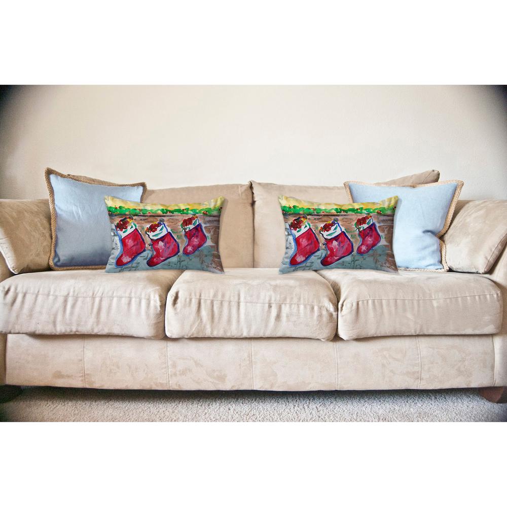 Christmas Stockings No Cord Pillow 16x20. Picture 2