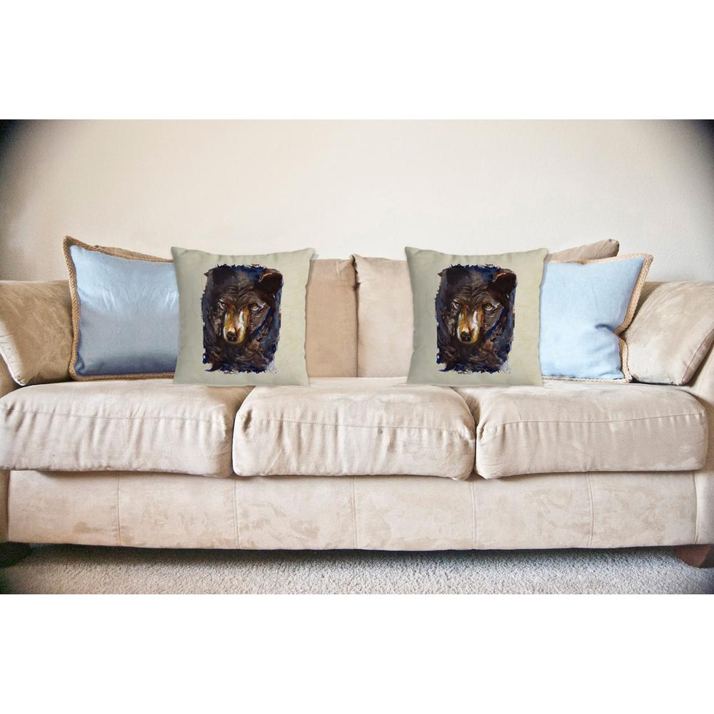 Betsy's Bear Noncorded Pillow 18x18. Picture 2